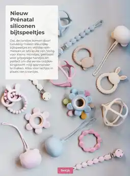 Prenatal Nieuw Prénatal siliconen bijtspeeltjes aanbieding