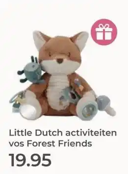 Prenatal Little Dutch activiteiten vos Forest Friends aanbieding