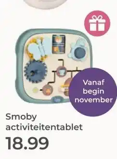 Prenatal Smoby activiteitentablet aanbieding