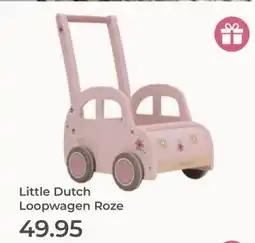 Prenatal Little Dutch Loopwagen Roze aanbieding