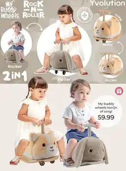 Prenatal My buddy wheels konijn of corgi aanbieding