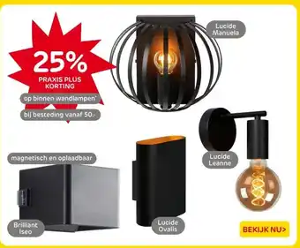 Praxis binnen wandlampen aanbieding