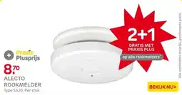 Praxis Alecto rookmelder SA20 wit batterij aanbieding
