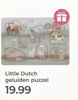 Prenatal Little Dutch geluiden puzzel aanbieding