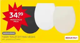 Praxis Tiger WC-bril Vegas - Duroplast - aanbieding