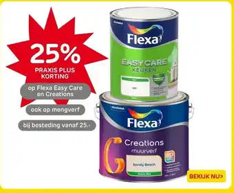 Praxis Flexa Easy Care en Creations aanbieding
