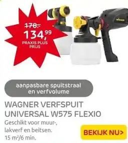 Praxis Wagner HVLP universeel spuitsysteem W aanbieding