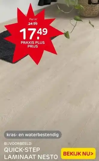 Praxis Quick-Step laminaat - Nesto - Mella Eik aanbieding