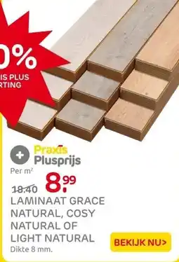 Praxis Laminaat plank - Cosy Naturel - aanbieding