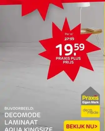 Praxis DecoMode laminaat - Aqua Kingsize Elba - aanbieding