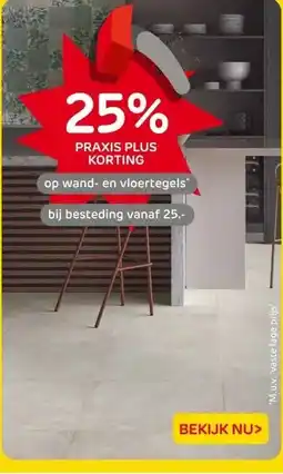 Praxis wand- en vloertegels aanbieding