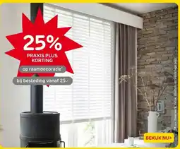 Praxis op raamdecoratie aanbieding