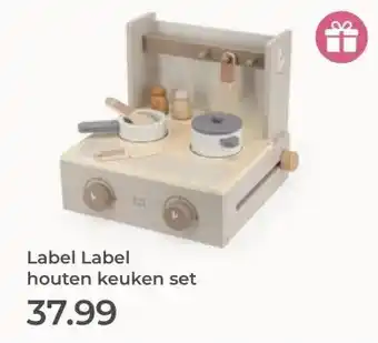 Prenatal Label Label houten keuken set aanbieding