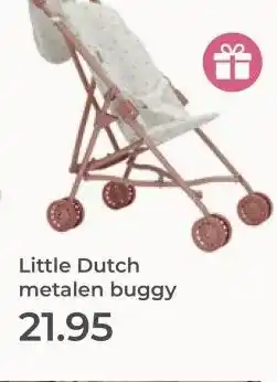 Prenatal Little Dutch metalen buggy aanbieding