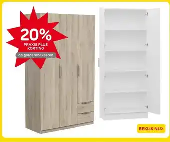 Praxis garderobekasten aanbieding