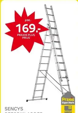 Praxis Sencys reformladder 3x9-treeds aanbieding