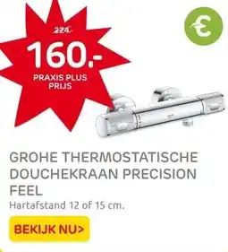 Praxis Grohe Thermostatische Douchekraan aanbieding