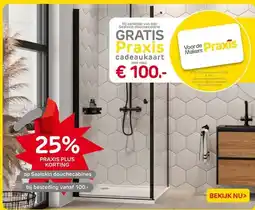 Praxis Sealskin douchecabines aanbieding