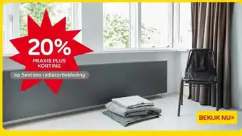 Praxis Sentimo radiatorbekleding aanbieding