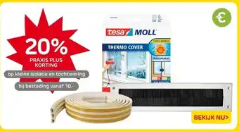 Praxis kleine isolatie en tochtwering aanbieding