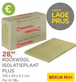 Praxis Rockwool - Bouwplaat Plus – steenwol aanbieding