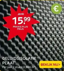 Praxis Maclean Geluidsisolatie - Plaat - aanbieding