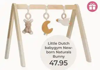 Prenatal Little Dutch babygym New- born Naturals Bunny aanbieding