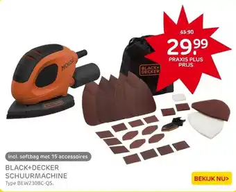 Praxis Black+Decker detailschuurmachine aanbieding