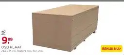 Praxis OSB-plaat 61x244cm 9mm aanbieding