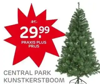 Praxis Central Park Kunstkerstboom Canadian aanbieding