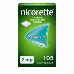 Plein.nl Nicorette Suikervrij Kauwgom 2 mg aanbieding
