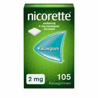 Plein.nl Nicorette Suikervrij Kauwgom 2 mg aanbieding