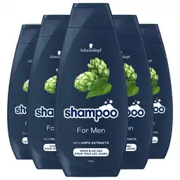 Plein.nl 5x Schwarzkopf For Men Shampoo 400 aanbieding