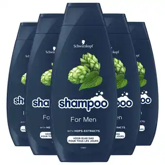 Plein.nl 5x Schwarzkopf For Men Shampoo 400 aanbieding