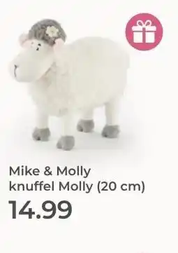 Prenatal Mike & Molly knuffel Molly aanbieding