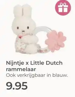 Prenatal Nijntje x Little Dutch rammelaar aanbieding