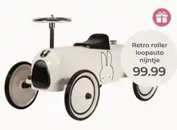 Prenatal Retro roller loopauto nijntje aanbieding