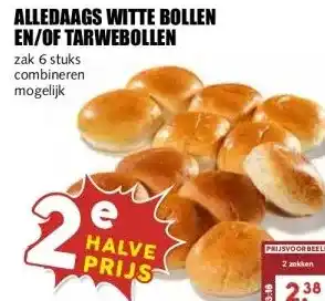 MCD Supermarkt ALLEDAAGS WITTE BOLLEN EN/OF TARWEBOLLEN aanbieding
