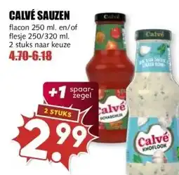 MCD Supermarkt CALVÉ SAUZEN aanbieding
