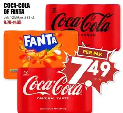 MCD Supermarkt COCA-COLA OF FANTA aanbieding