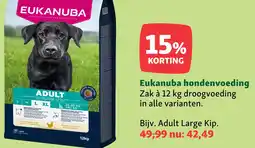 Maxi Zoo Eukanuba hondenvoeding aanbieding