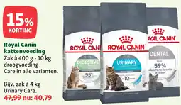 Maxi Zoo Royal Canin kattenvoeding aanbieding