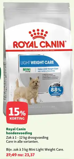 Maxi Zoo Royal Canin hondenvoeding aanbieding