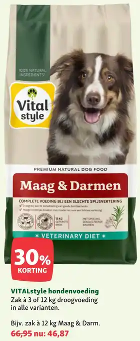 Maxi Zoo VITALstyle hondenvoeding aanbieding