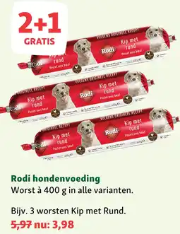 Maxi Zoo Rodi hondenvoeding aanbieding