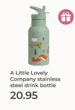 Prenatal A Little Lovely Company stainless steel drink bottle aanbieding