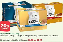 Maxi Zoo Gourmet kattenvoeding aanbieding