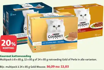 Maxi Zoo Gourmet kattenvoeding aanbieding