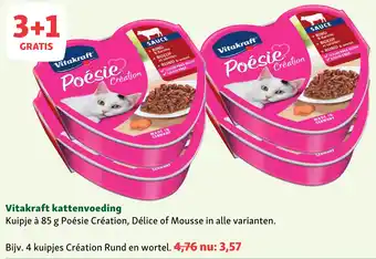 Maxi Zoo Vitakraft kattenvoeding aanbieding