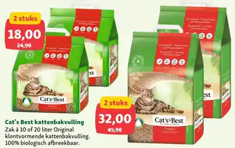 Maxi Zoo Cat's Best kattenbakvulling aanbieding